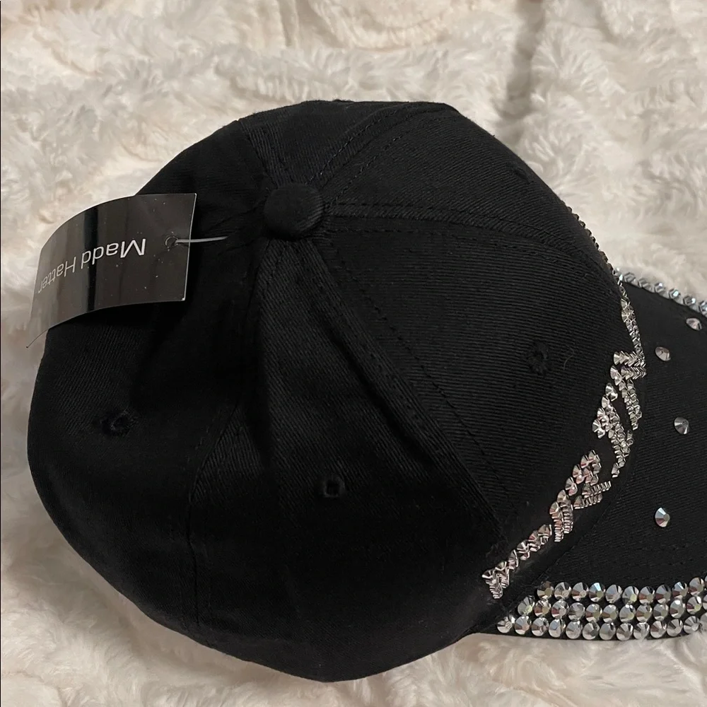NWT Madd Hatter Sparkly Bling Princess Studded Baseball Cap